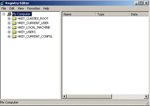 Registry Editor