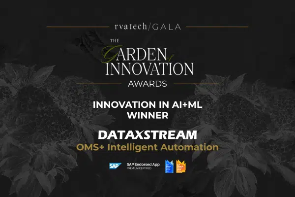 DataXstream Wins rvatech Innovation in AI+ML Award for OMS+ Intelligent Automation